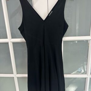 Express Black V-Neck Dress